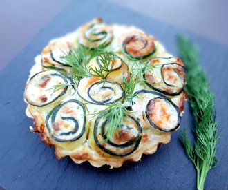 grüne Spargel Quiche