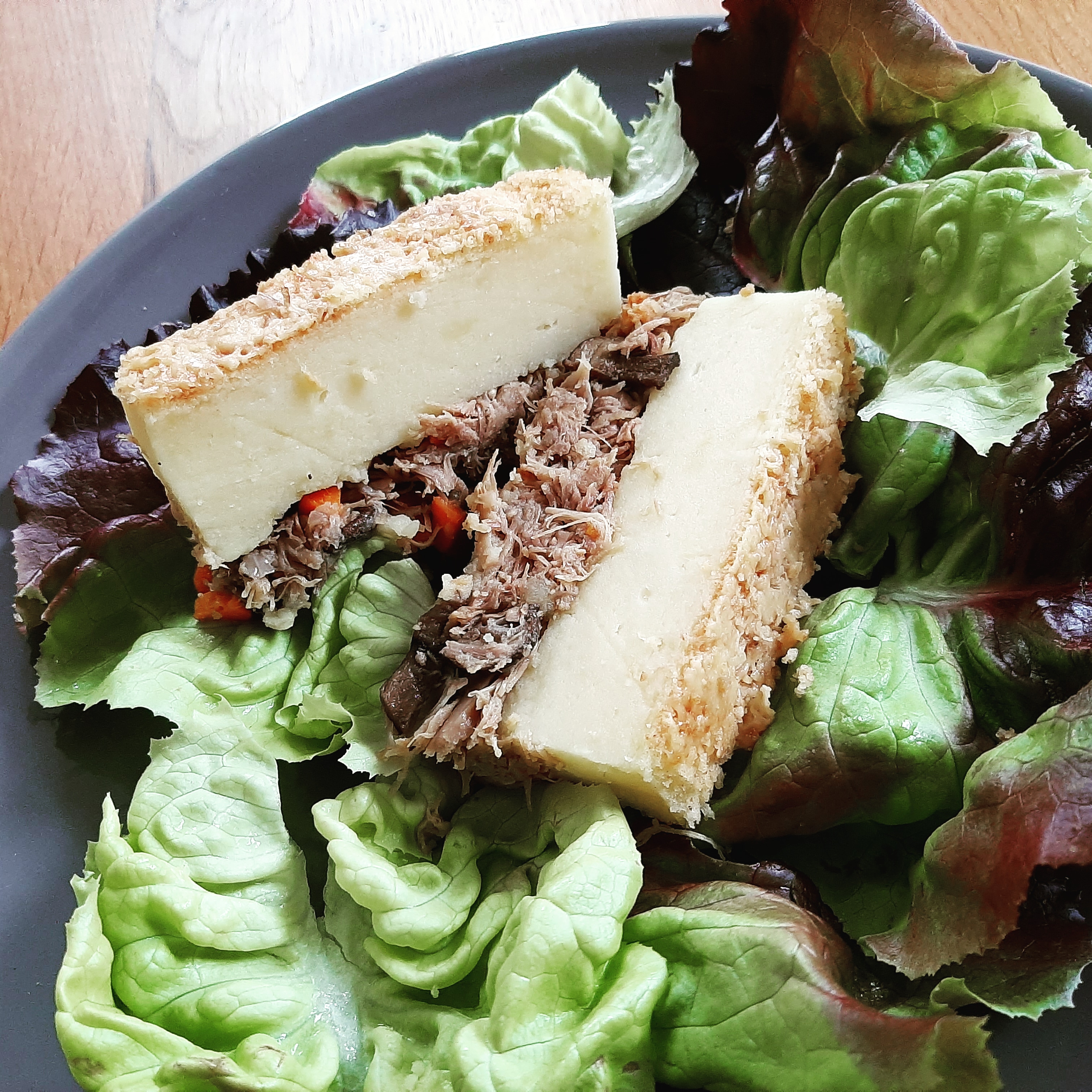Hachis Parmentier Entefleisch (confit) Kartoffel Püree